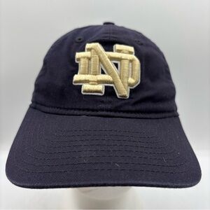 Notre Dame Fighting Irish NCAA New Era Fits Navy/Gold Youth Strapback Hat OSFM